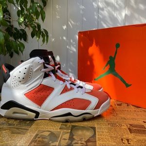 Jordan 6 Gatorade Like Mike Summit White Orange